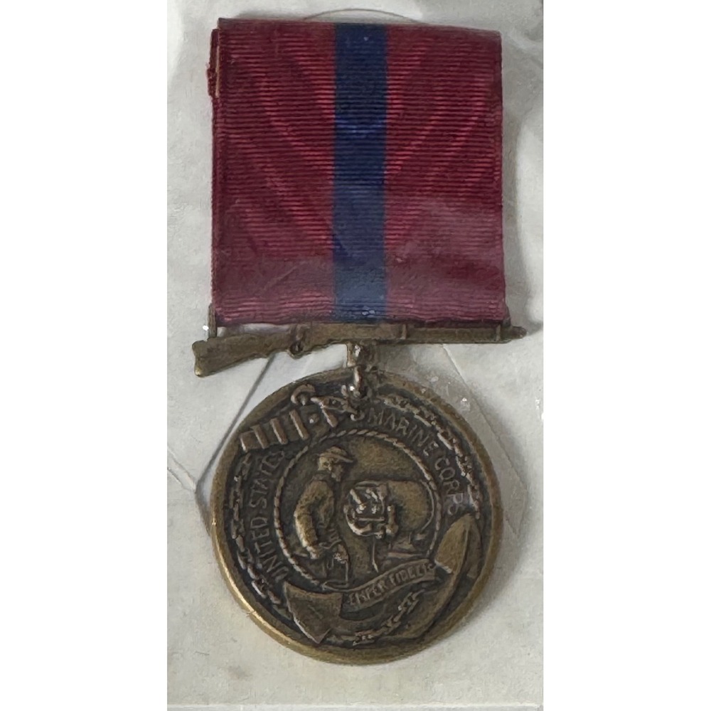 Vintage USMC Marine Corps Good Conduct Medal Fidelity Zeal Obedience